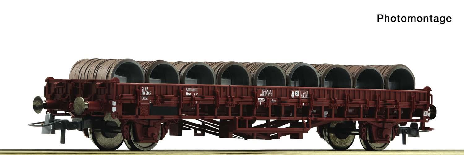 Roco 6600300 Flachwagen SNCF + Drahtrollen