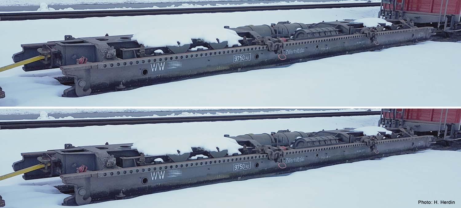 Roco 6640007 Rollwagen Zillertalbahn 9,5 Meter (2er)