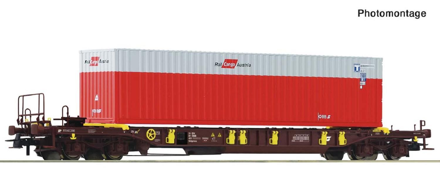 Roco 67598 Taschenwagen T3, ÖBB DC