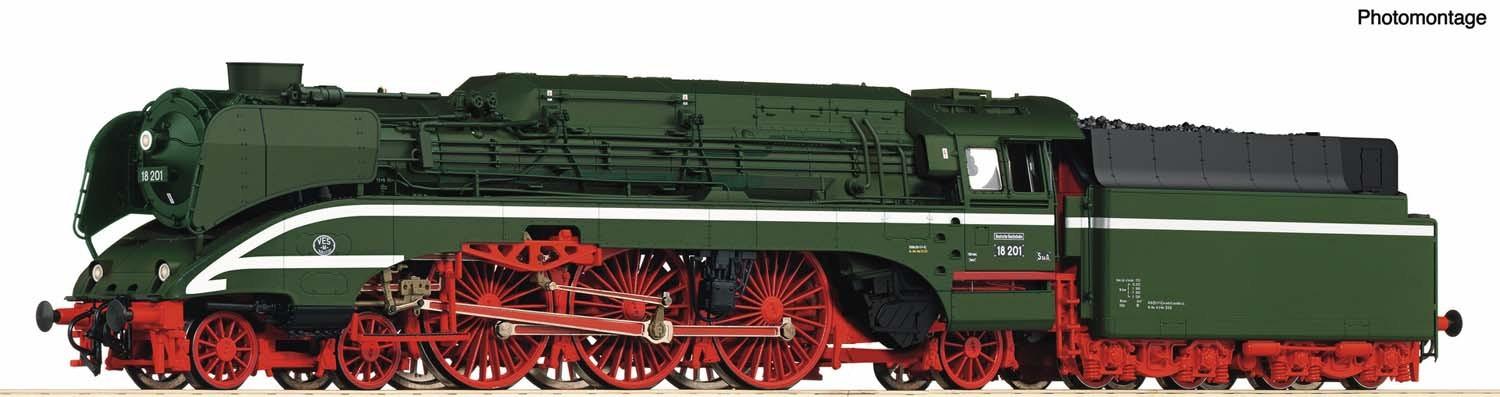 Roco 7120006 Dampflok 18 201 Kohle DR (AC-Sound)