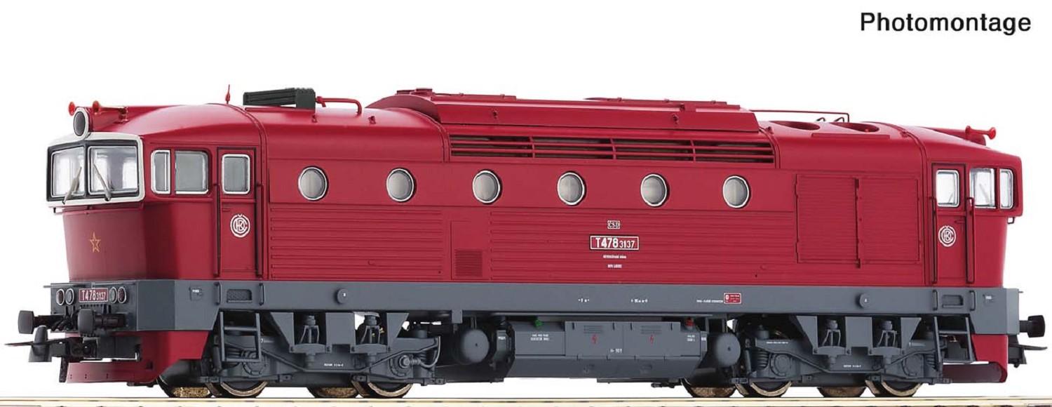 Roco 7300071 Diesellok T 478.3137 CSD DC