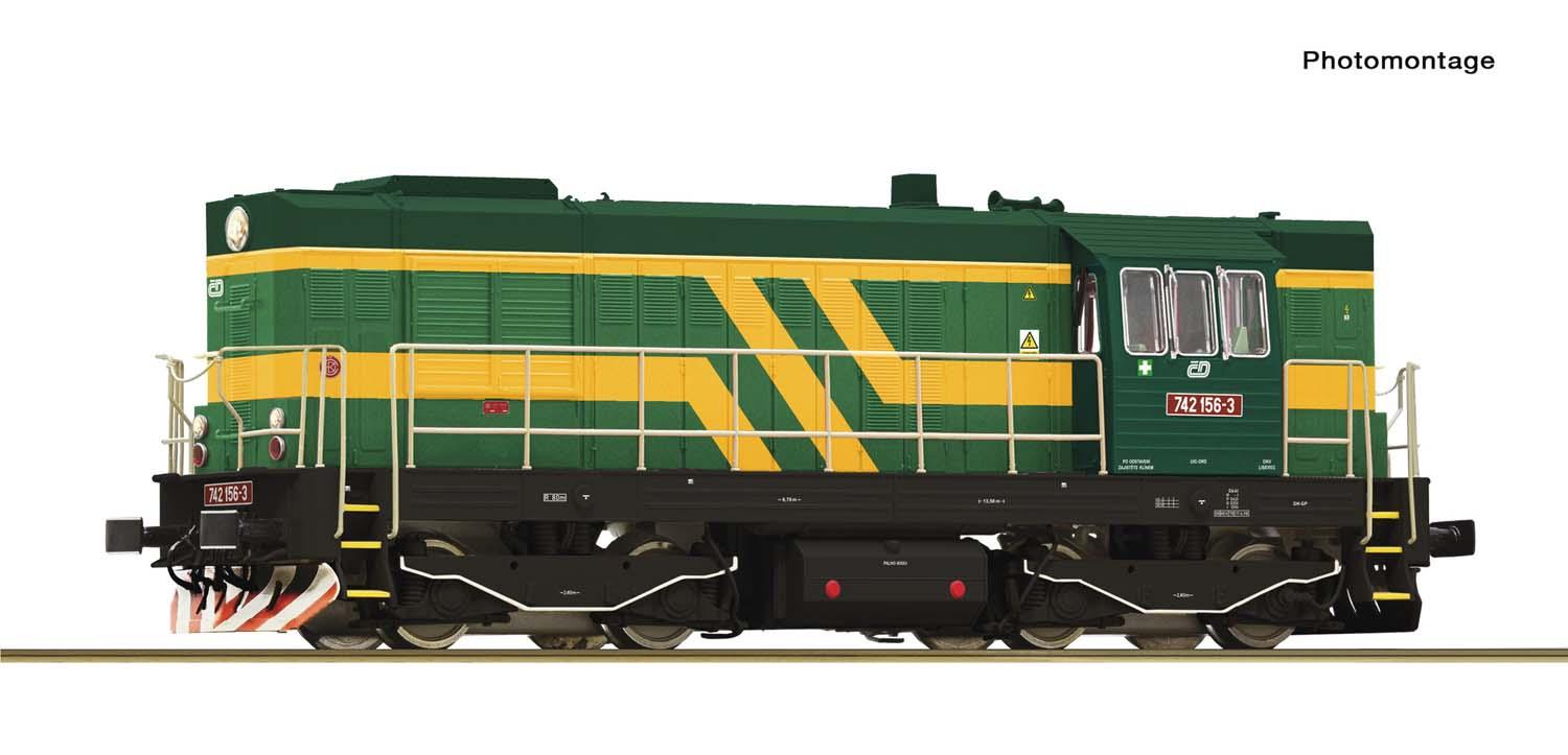 Roco 7310021 Diesellok Rh 742 CD DC-Snd.