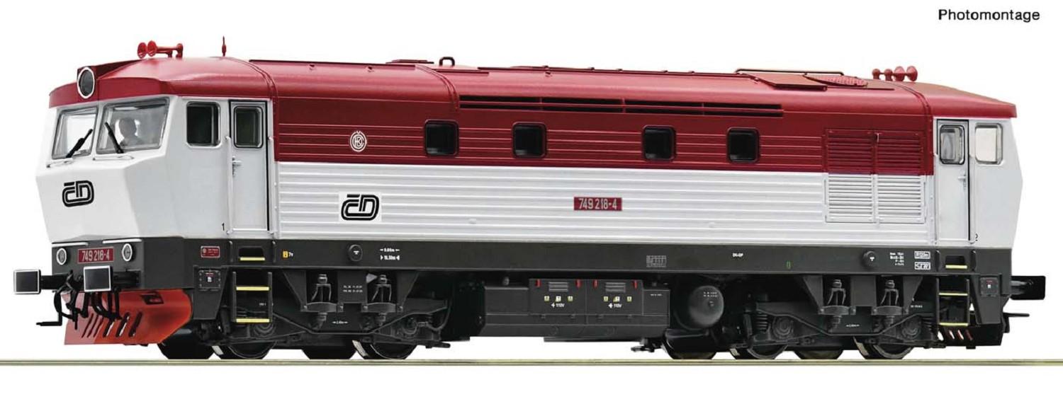 Roco 7310054 Diesellok 749 218-4, CD DCC Sound