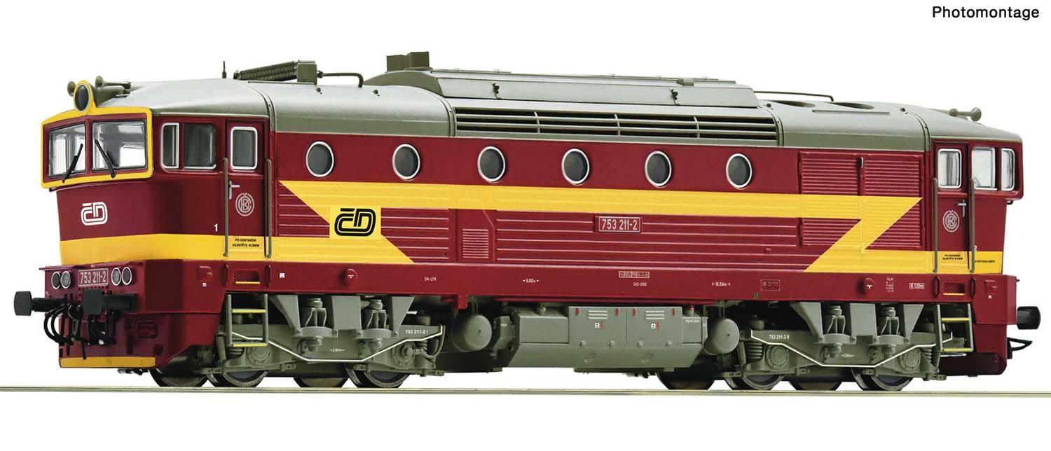 Roco 7310088 Diesellok 753 CD DC-Snd.