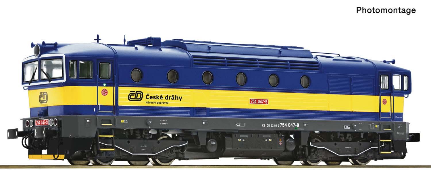 Roco 7310089 Diesellok 754 CD DC-Snd.