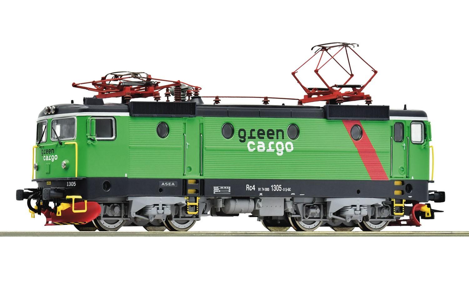 Roco 7520007 E-Lok Rc4 1305, Green Cargo AC Sound