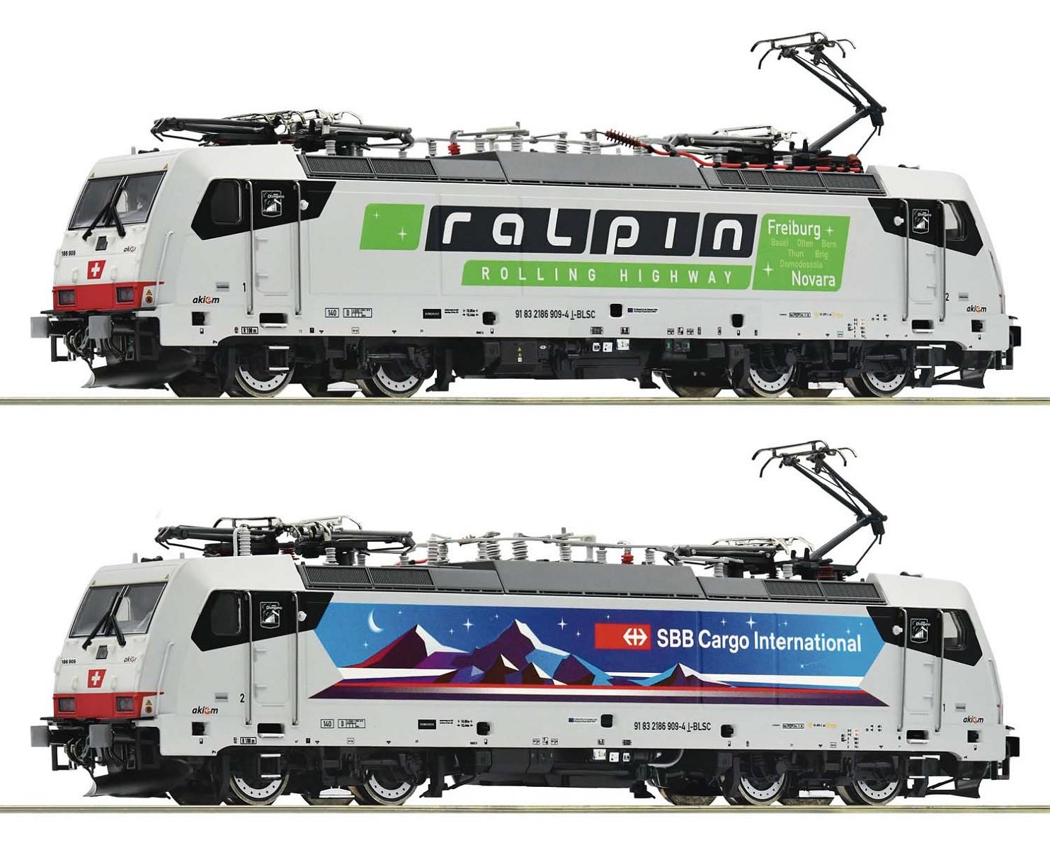 Roco 7520035 E-Lok 186 909 SBB Cargo (AC-Sound)