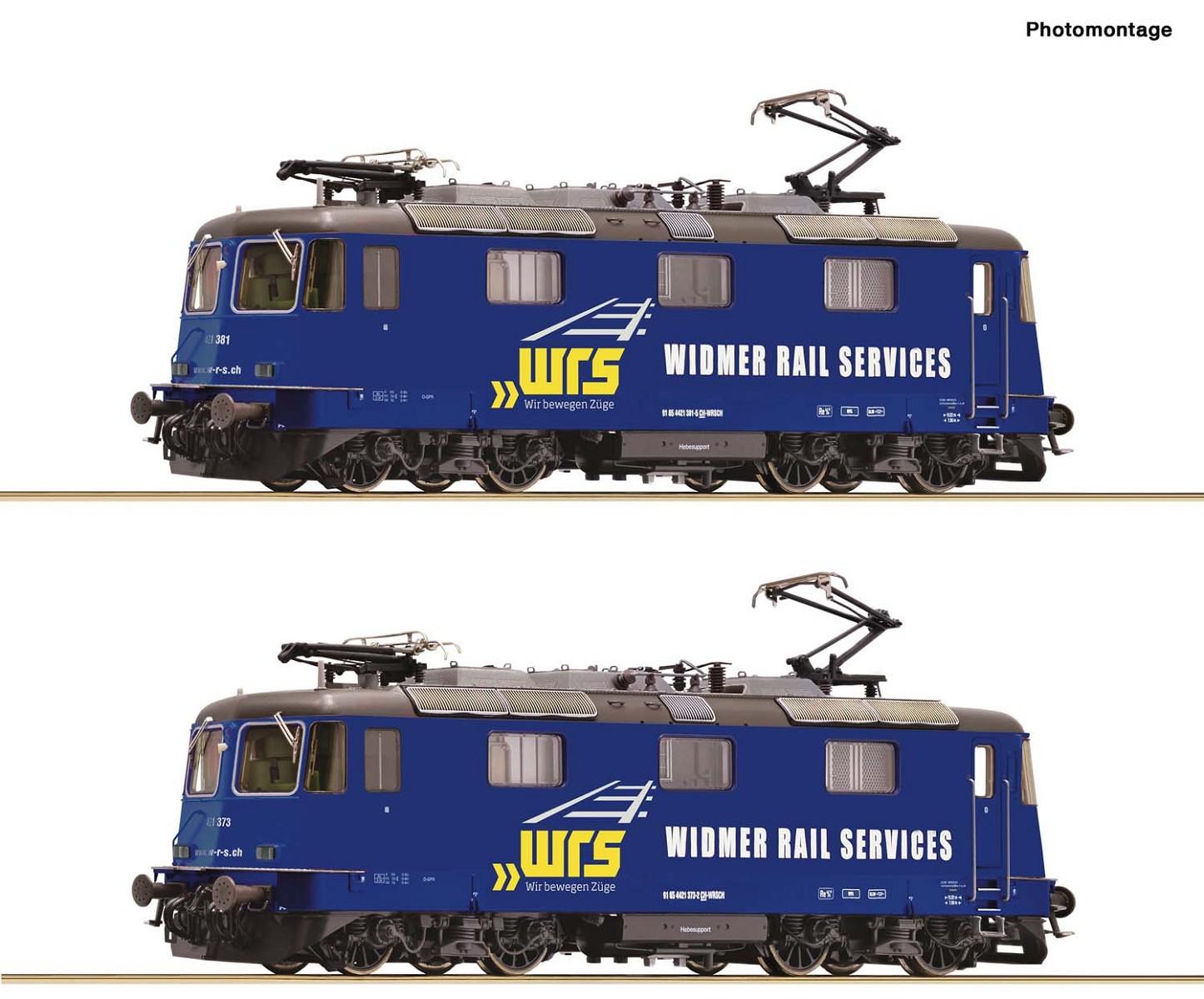 Roco 7520045 2er Set E-Lok Re 421 WRS (AC-Sound)