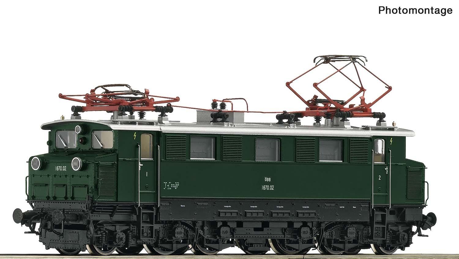 Roco 7520047 E-Lok 1670.02 ÖBB grün (AC-Sound)