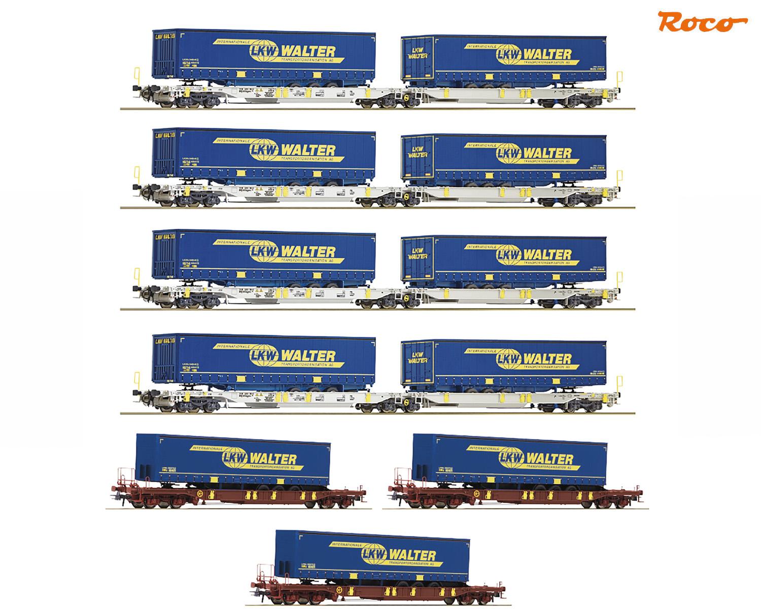 Roco 75901 Display 7-tlg. LKW Walter