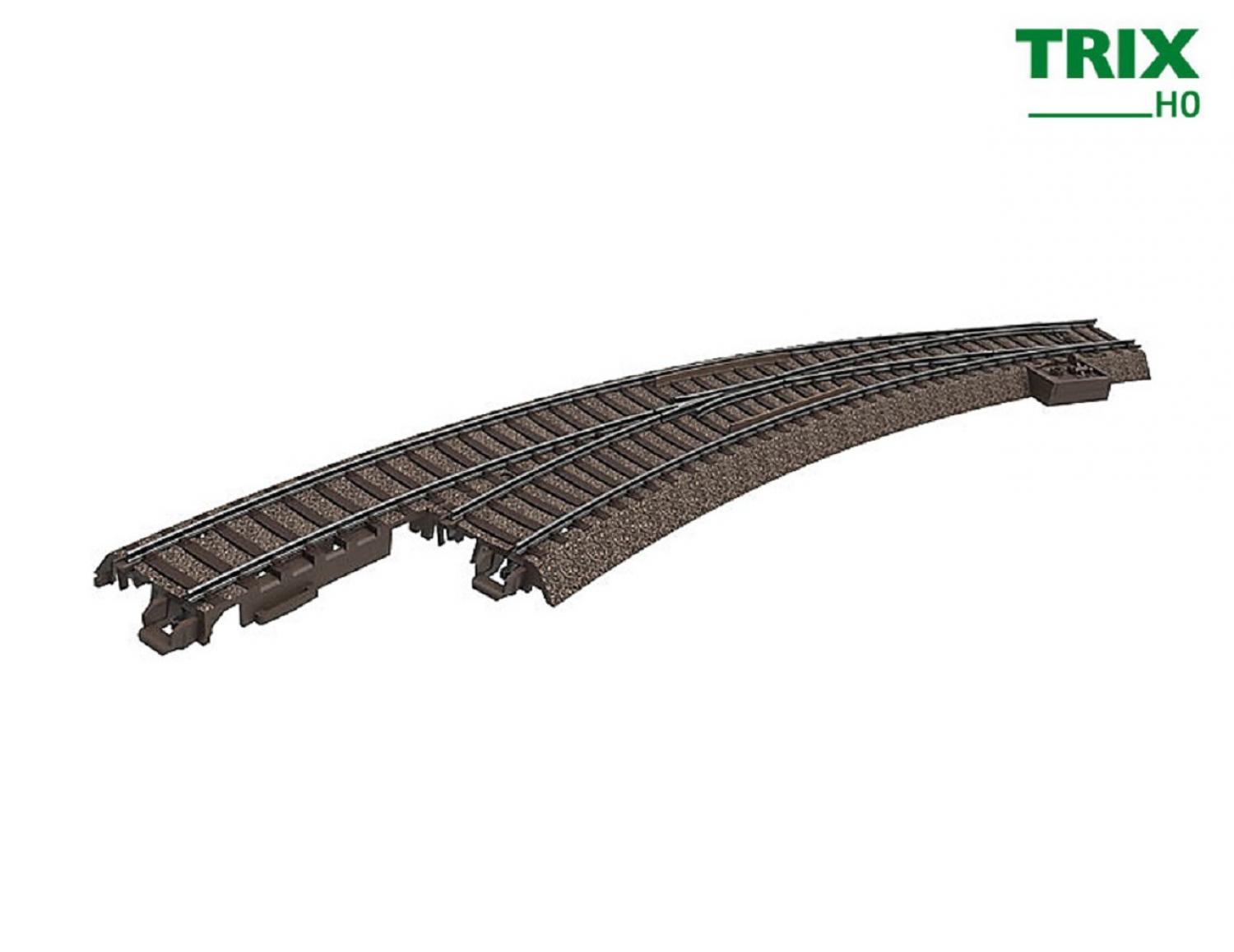 Trix 62771 Bogenweiche links, schlank, R3