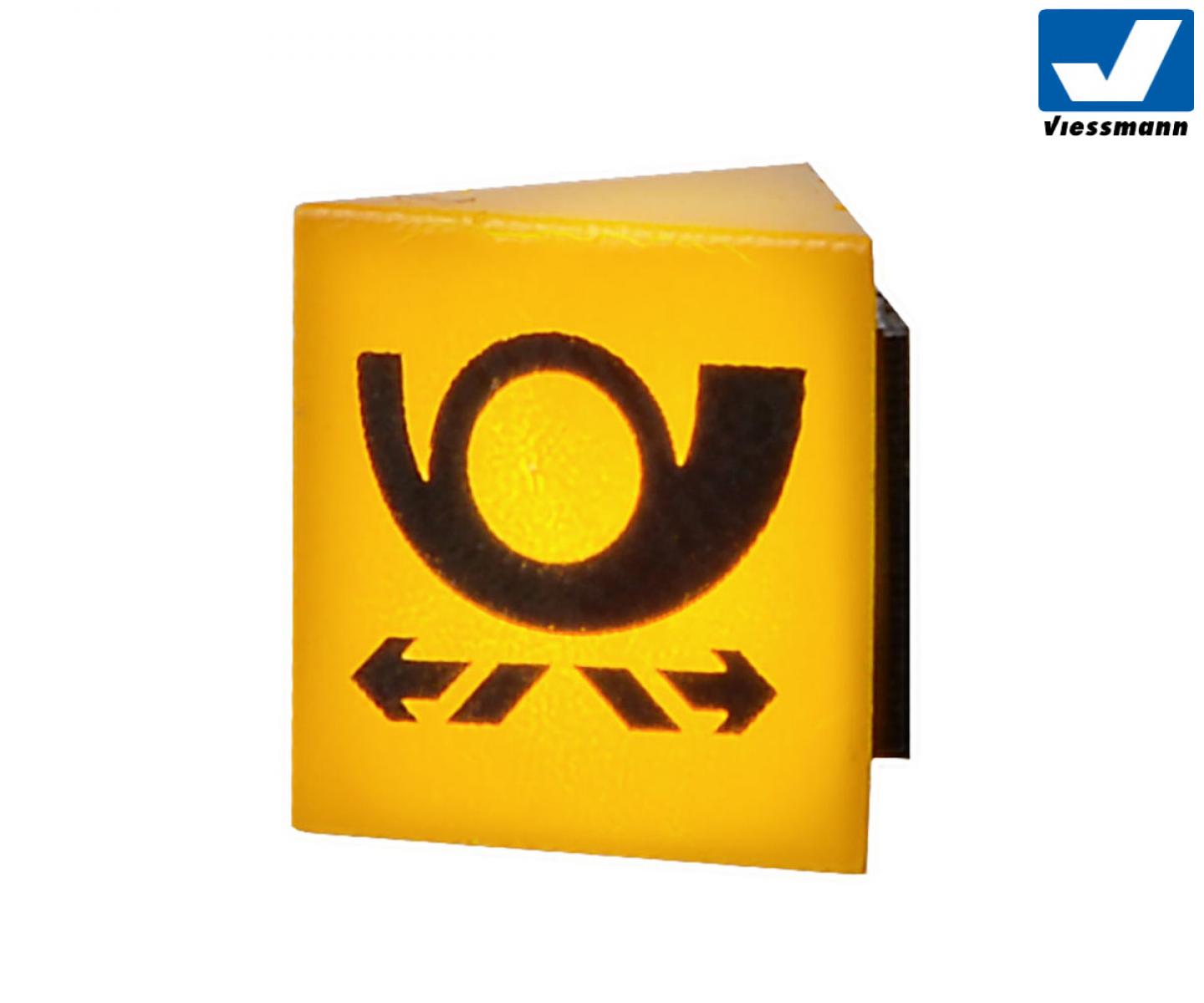Viessmann 1371 H0 Reklameschild POST/LED