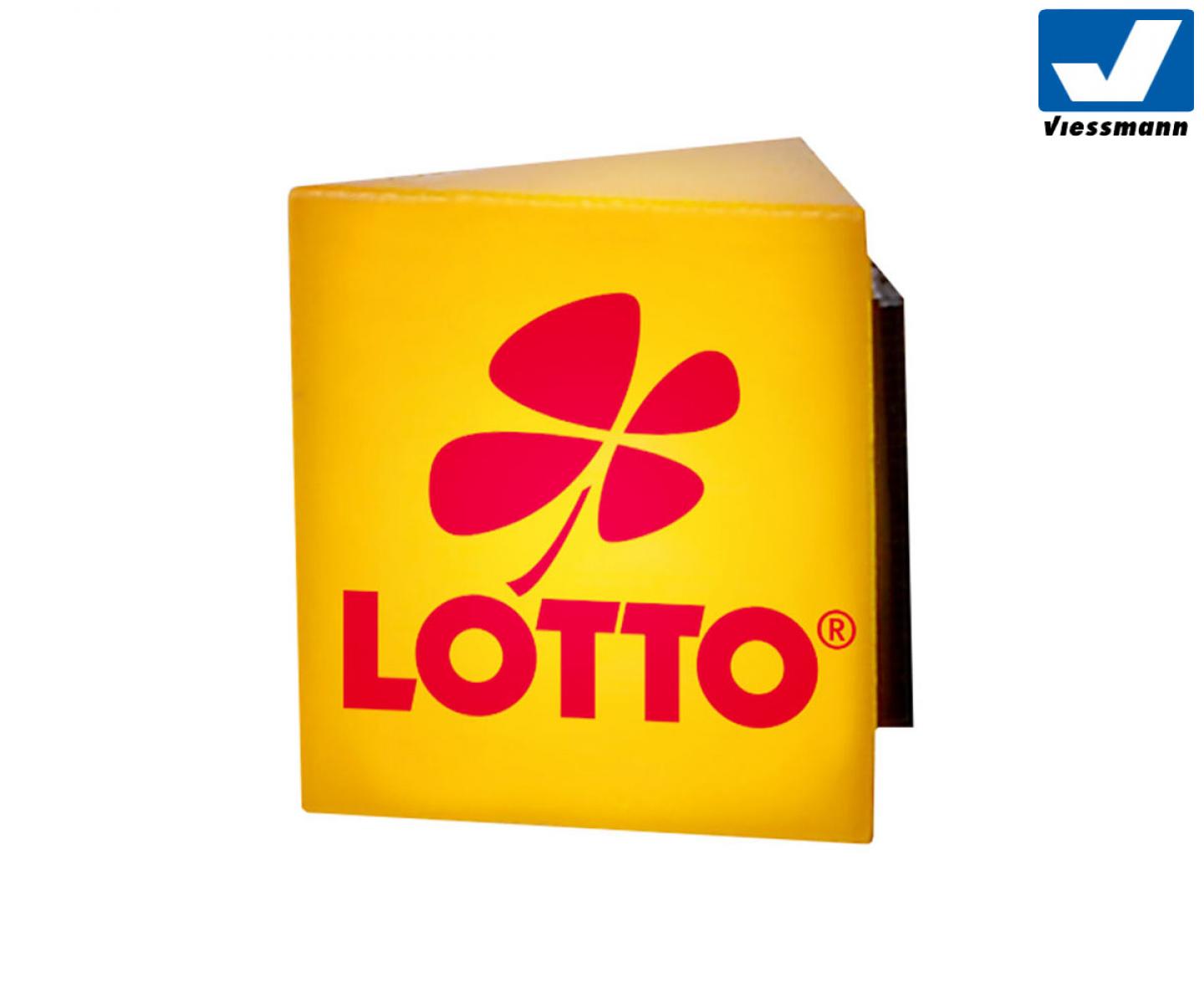 Viessmann 1374 H0 Reklameschild LOTTO/LED
