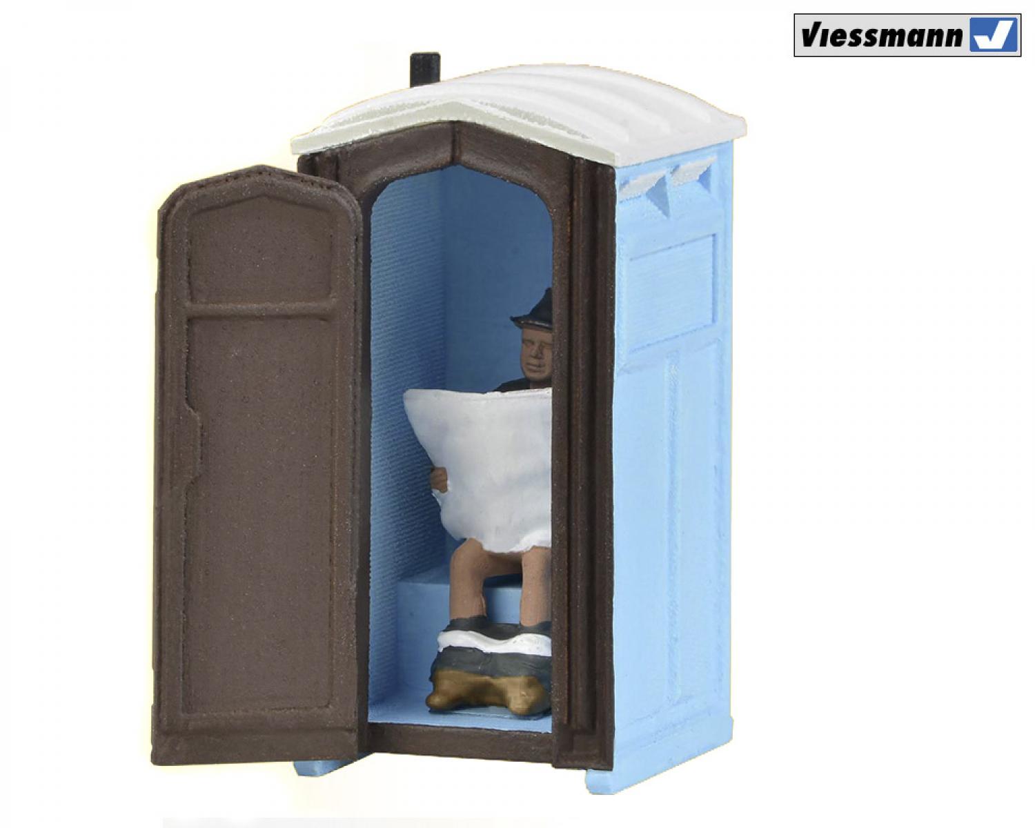 Viessmann 1545 H0 Baustellen-Toilette, bew.