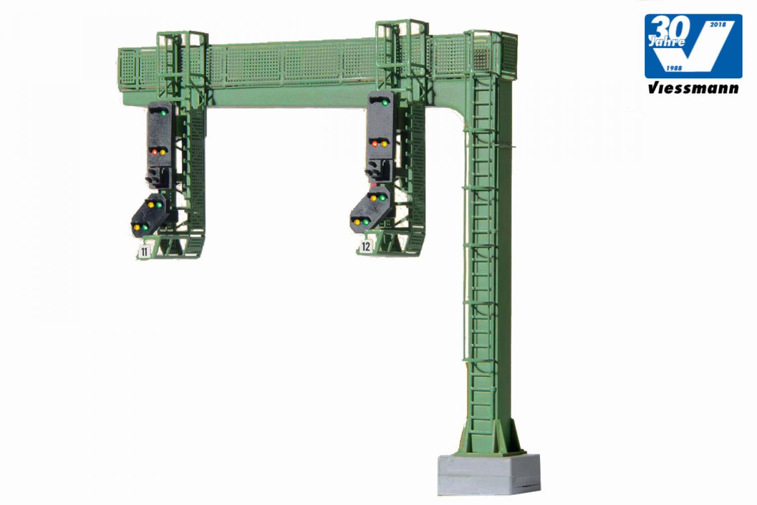 Viessmann 4750 H0 Signalbrücke m.2 E.S.