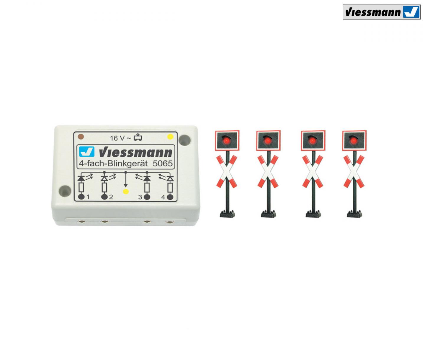 Viessmann 5835 H0 Andreaskr. 4x + Elektr.