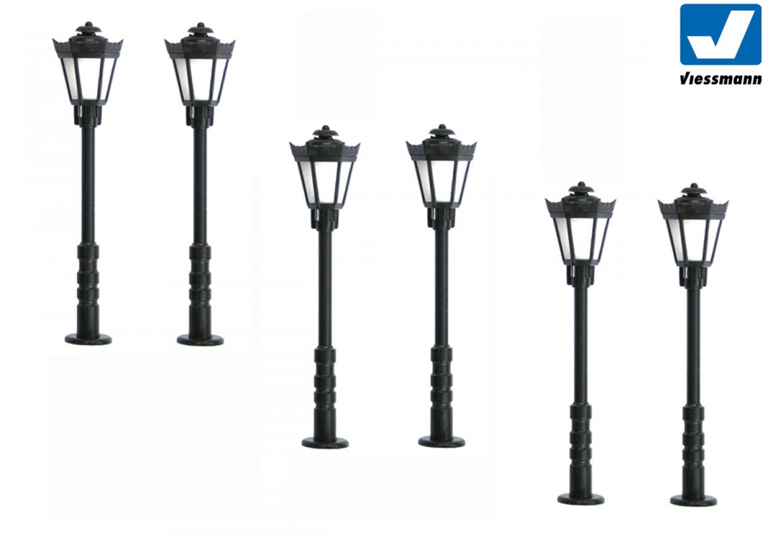 Viessmann 64706 N Parklaterne 5+1, LED