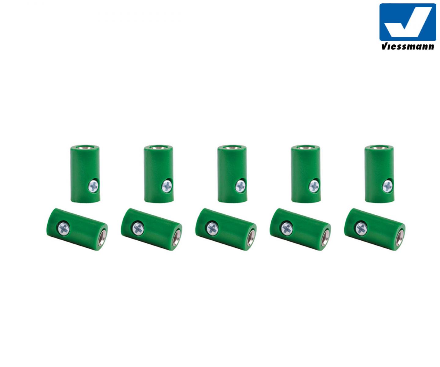Viessmann 6881 Muffen gruen, 10x