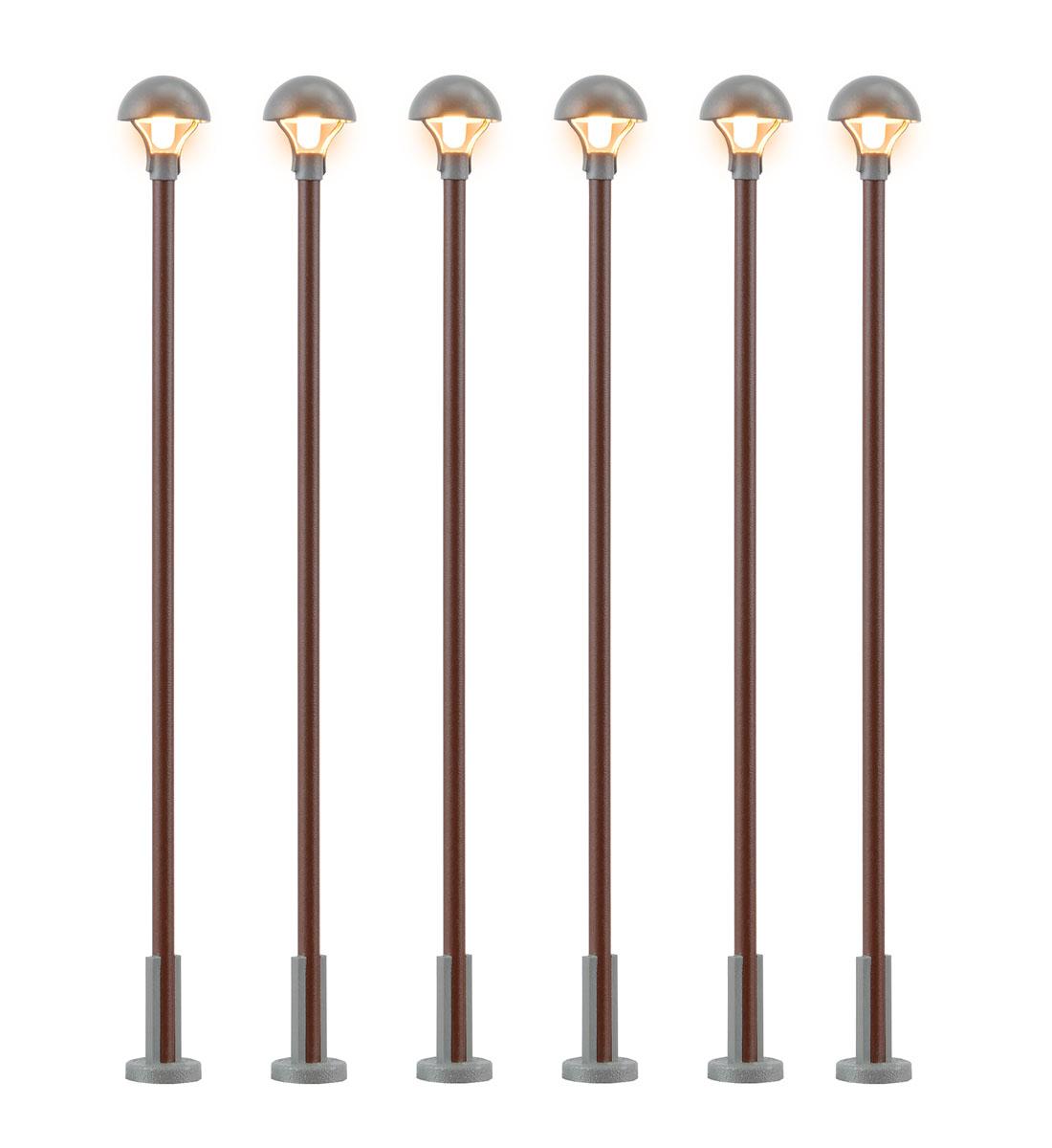 Viessmann 69626 TT Holzmastleuchte DDR-Reichsbahn, LED 5+1