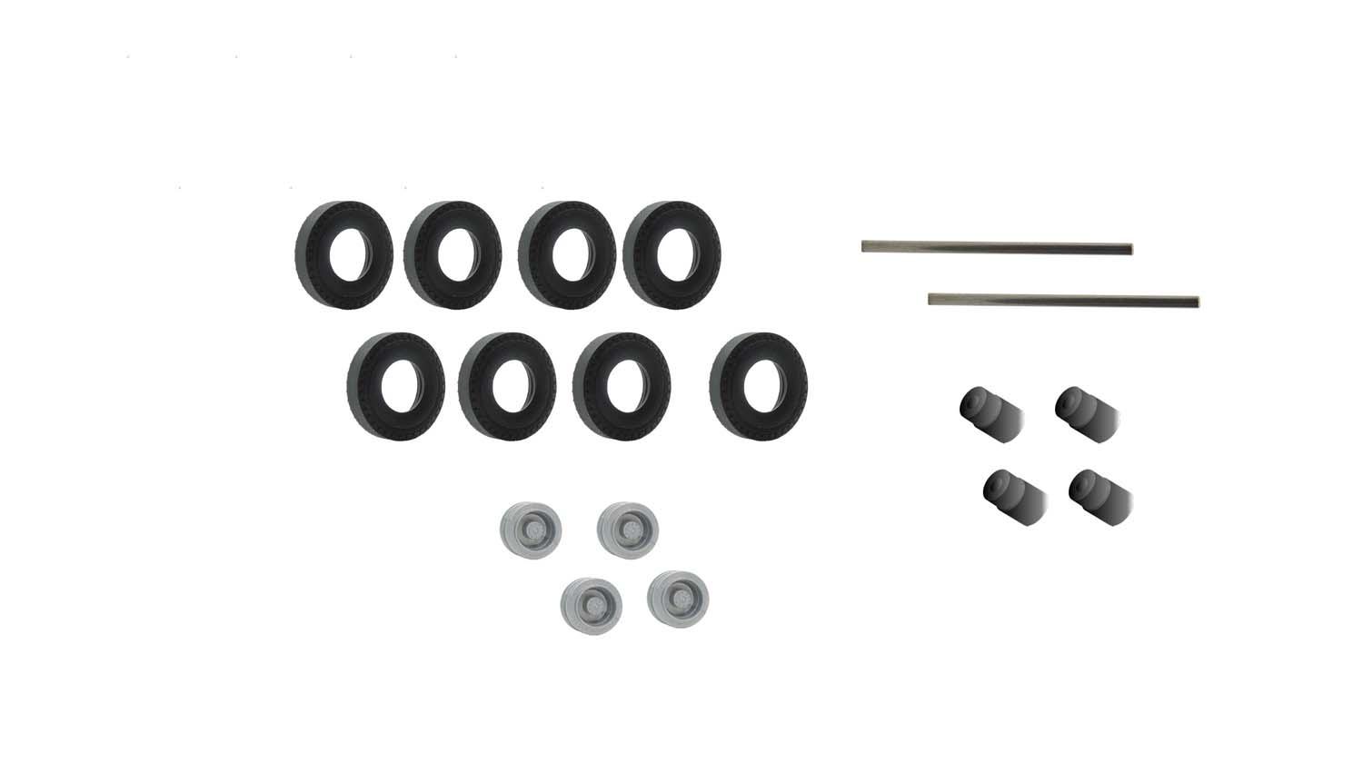 Viessmann 8423 Nachrüst-Set, 2-fach Reifen