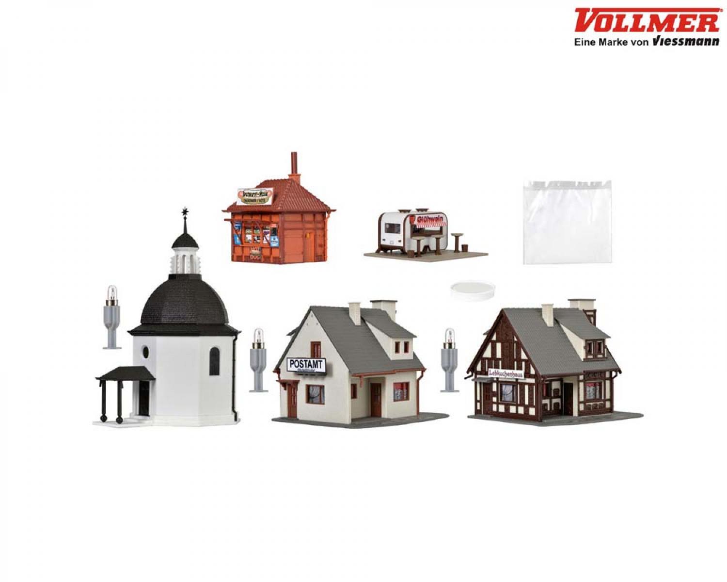 Vollmer 42413 H0 Weihnachtsdorf (LED)