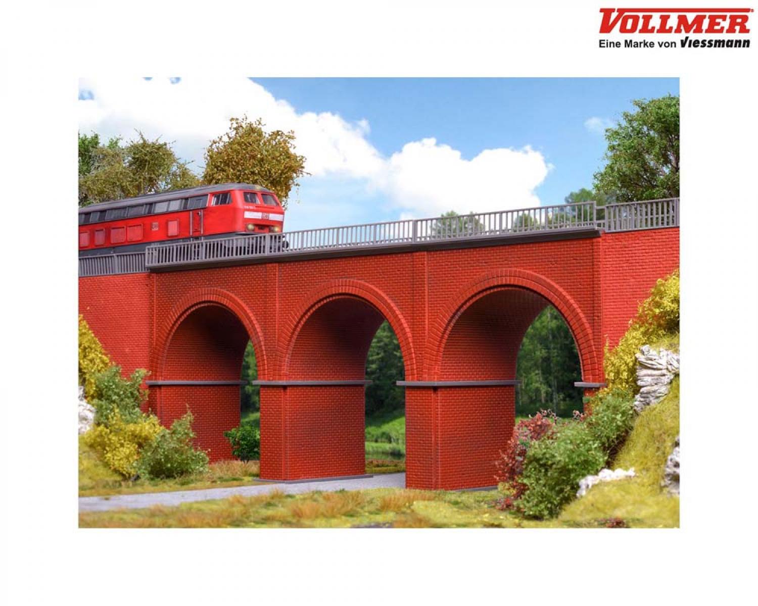 Vollmer 42513 H0 Backstein-Viadukt