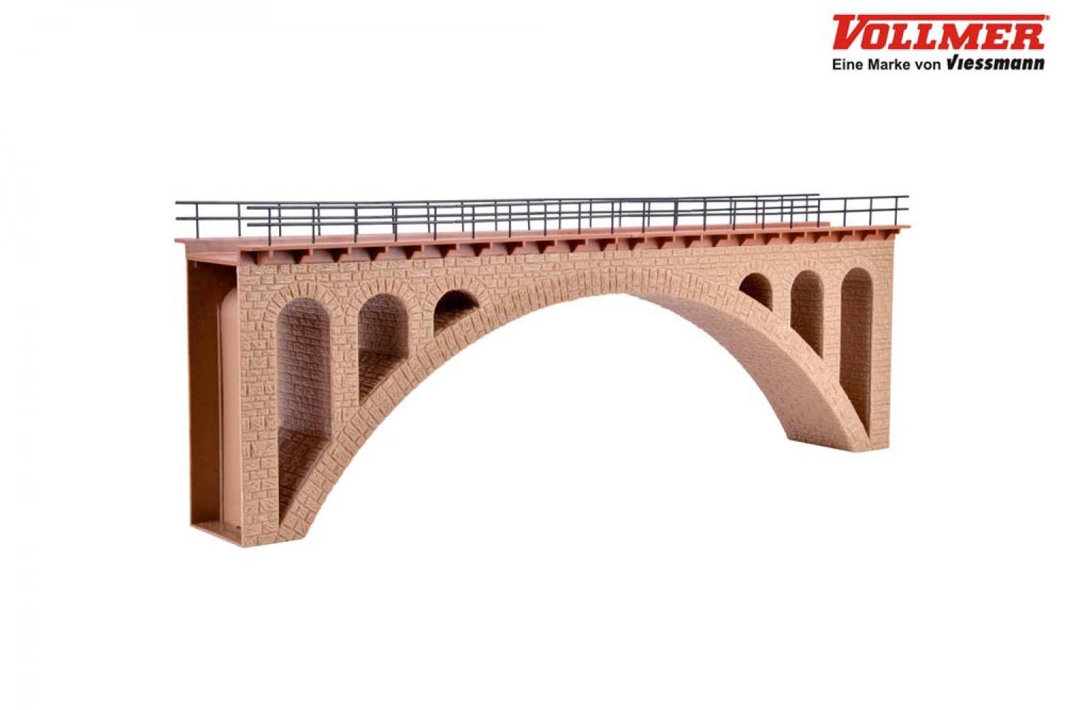 Vollmer 42549 H0 Mauersteinbrücke, gerade