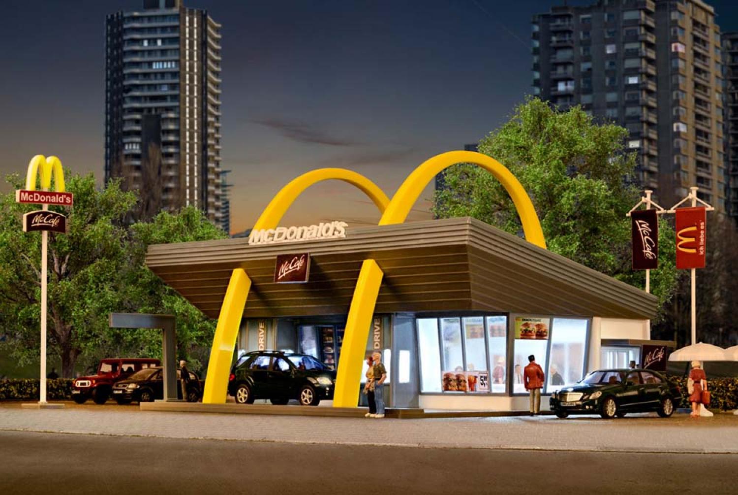 Vollmer 43634 H0 McDonald´s mit McDrive