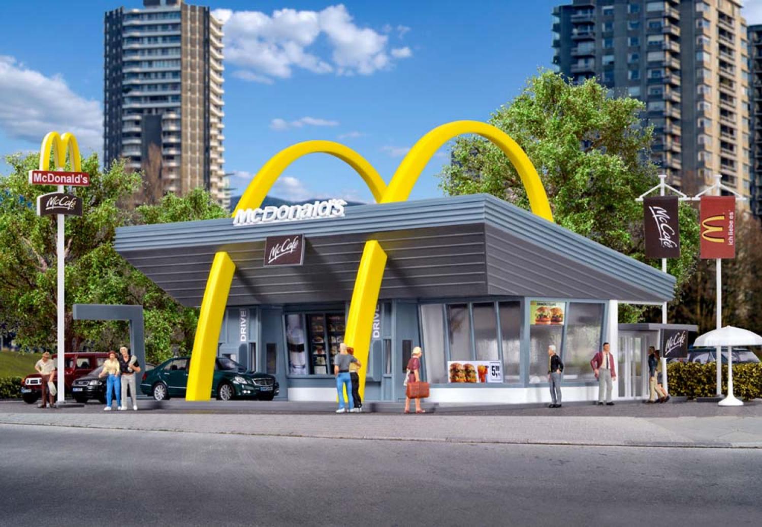 Vollmer 43634 H0 McDonald´s mit McDrive