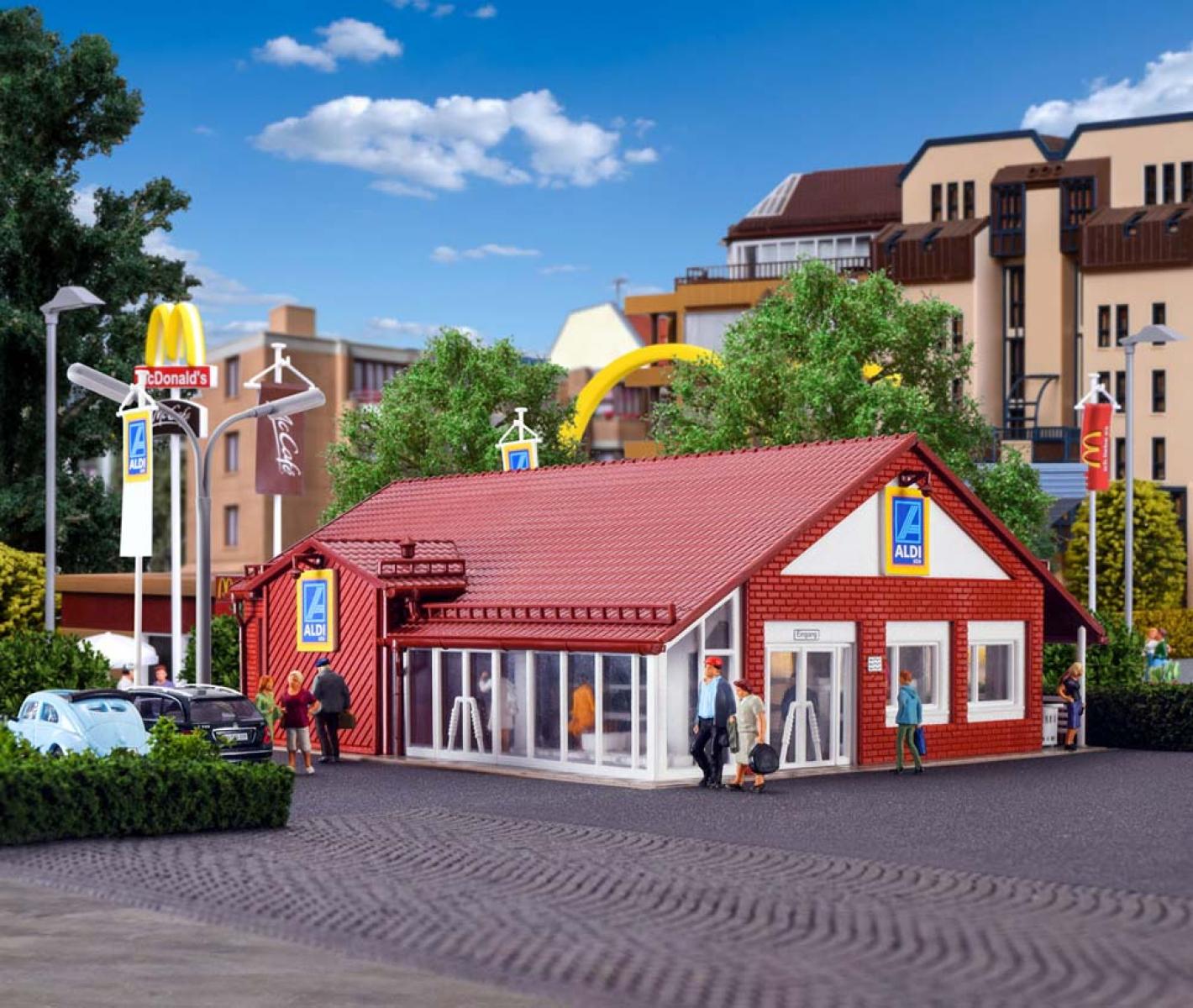 Vollmer 43658 H0 Supermarkt ALDI-Süd