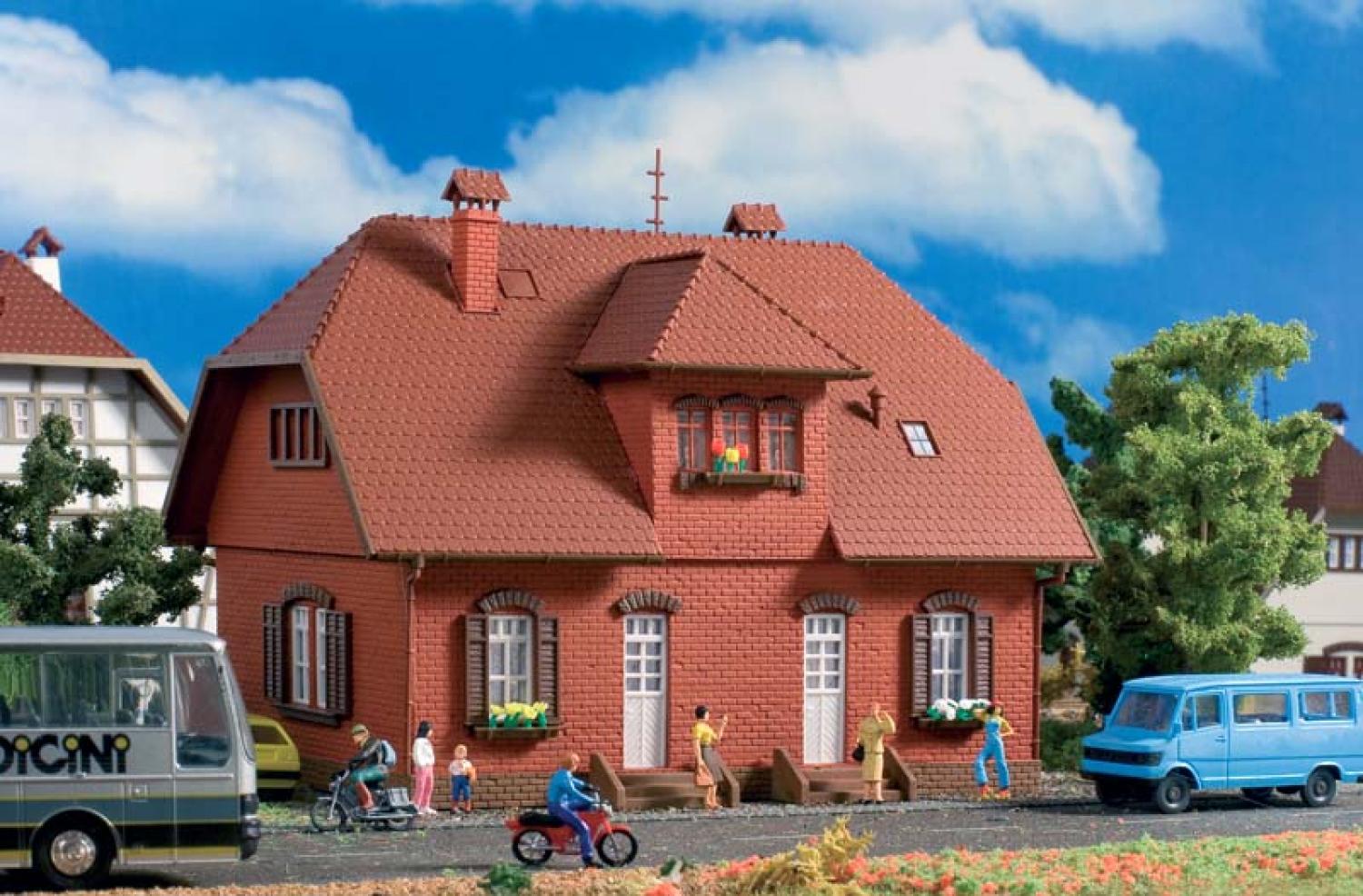 Vollmer 43659 H0 Backstein-Siedlungshaus