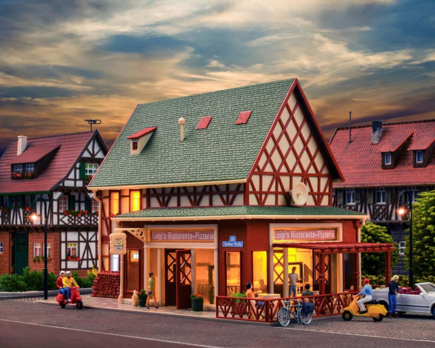 Vollmer 43681 H0 Luigi´s Pizzeria (LED)