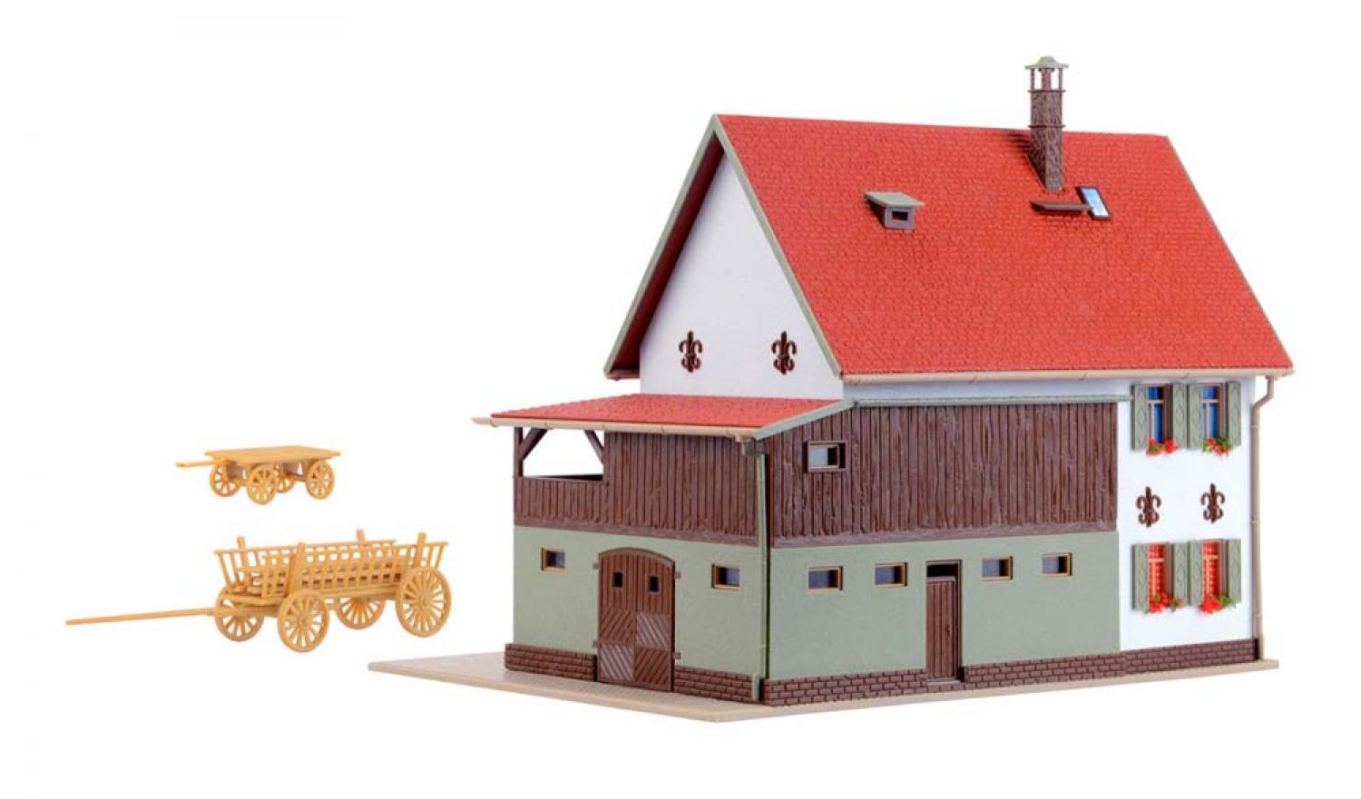 Vollmer 43721 H0 Bauernhaus mit Scheune