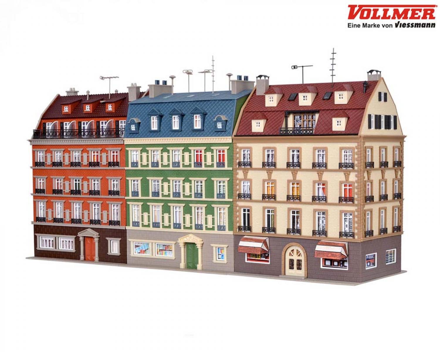 Vollmer 43780 H0 Häuserblock, 3 Gebäude