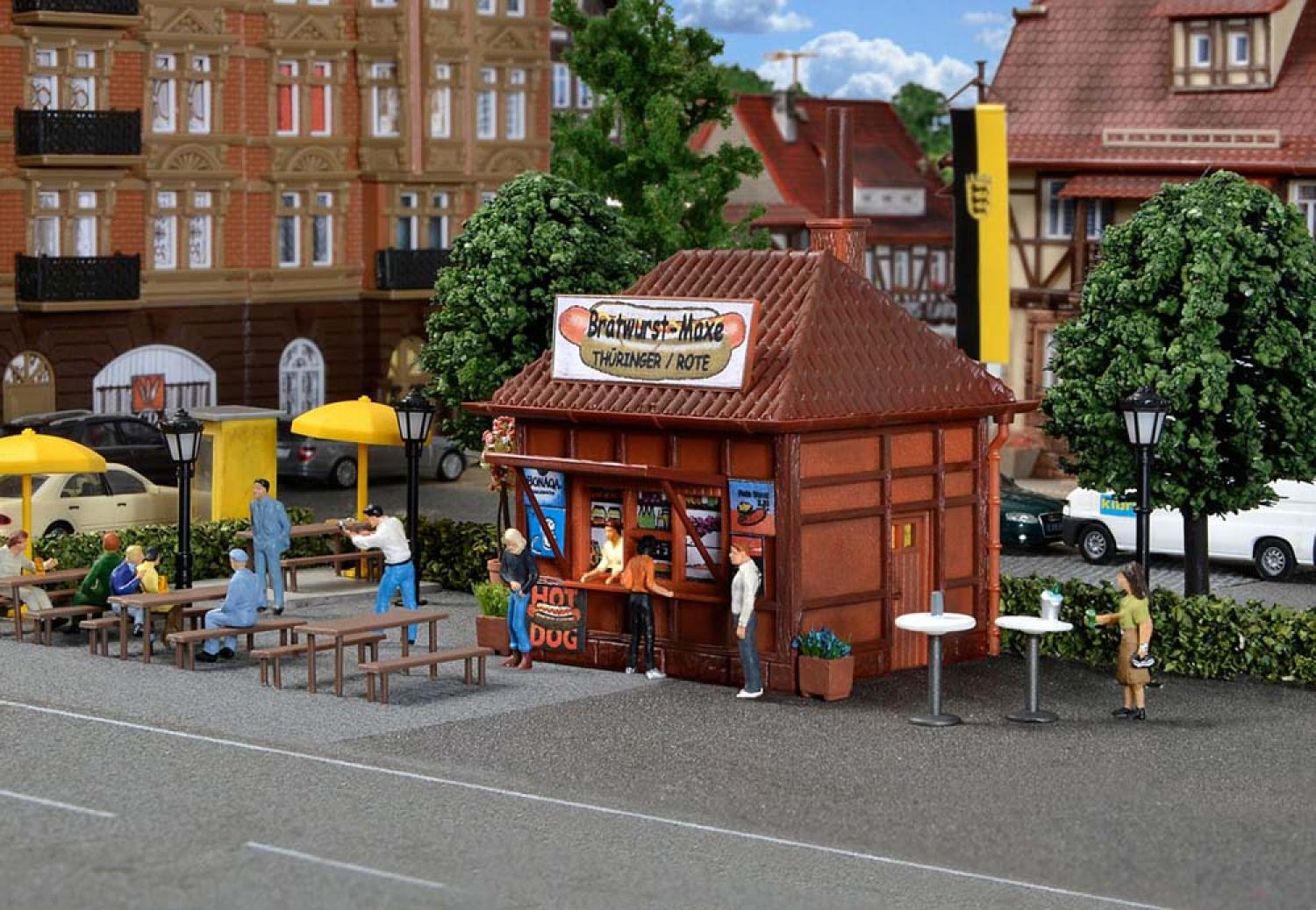 Vollmer 45140 H0 Kiosk Bratwurst-Maxe