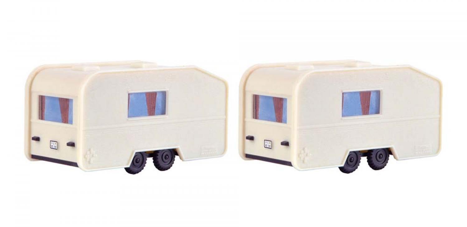 Vollmer 45147 H0 Wohnwagen, 2x