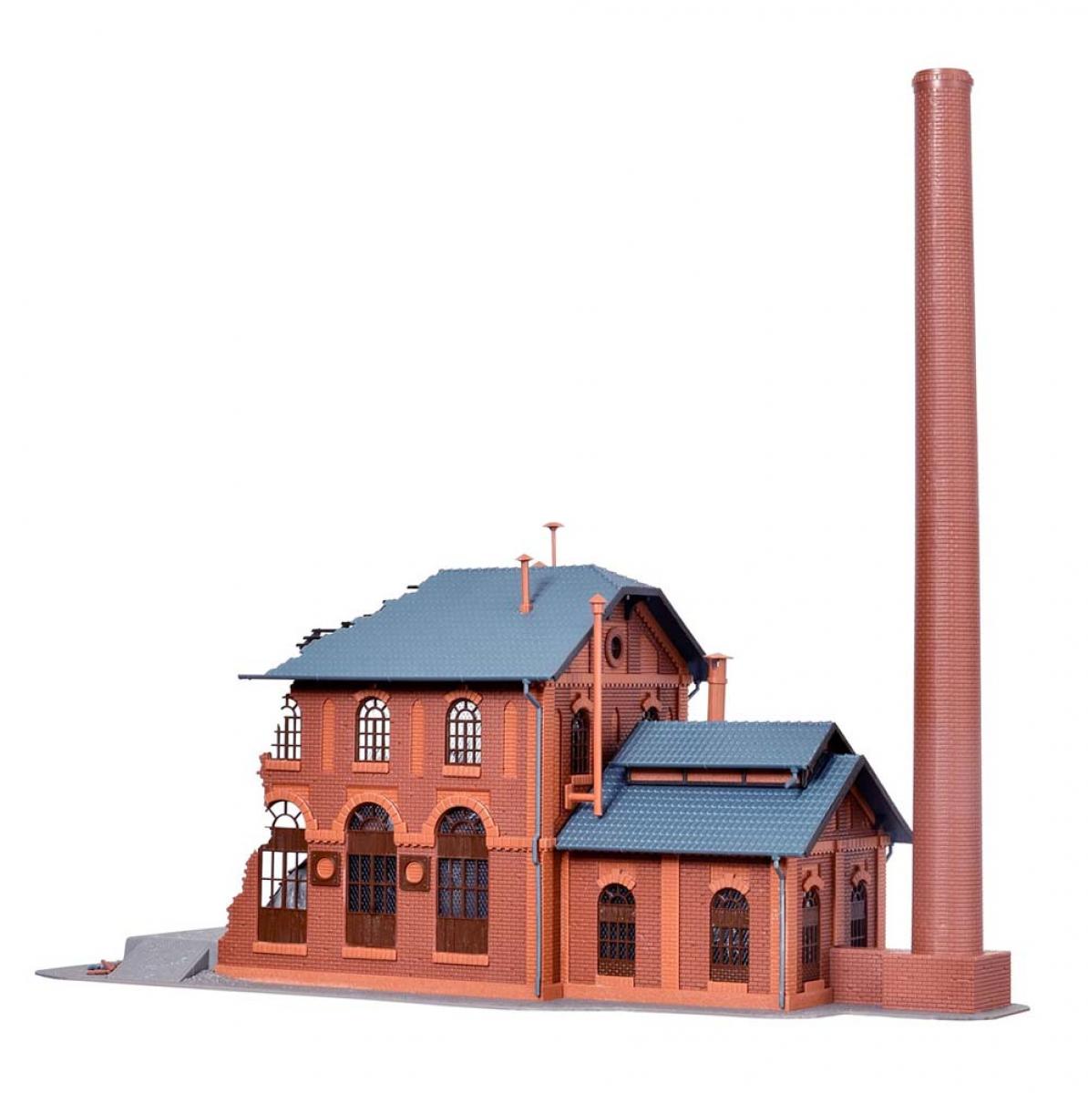 Vollmer 45601 H0 Brennende Fabrik mit Flack