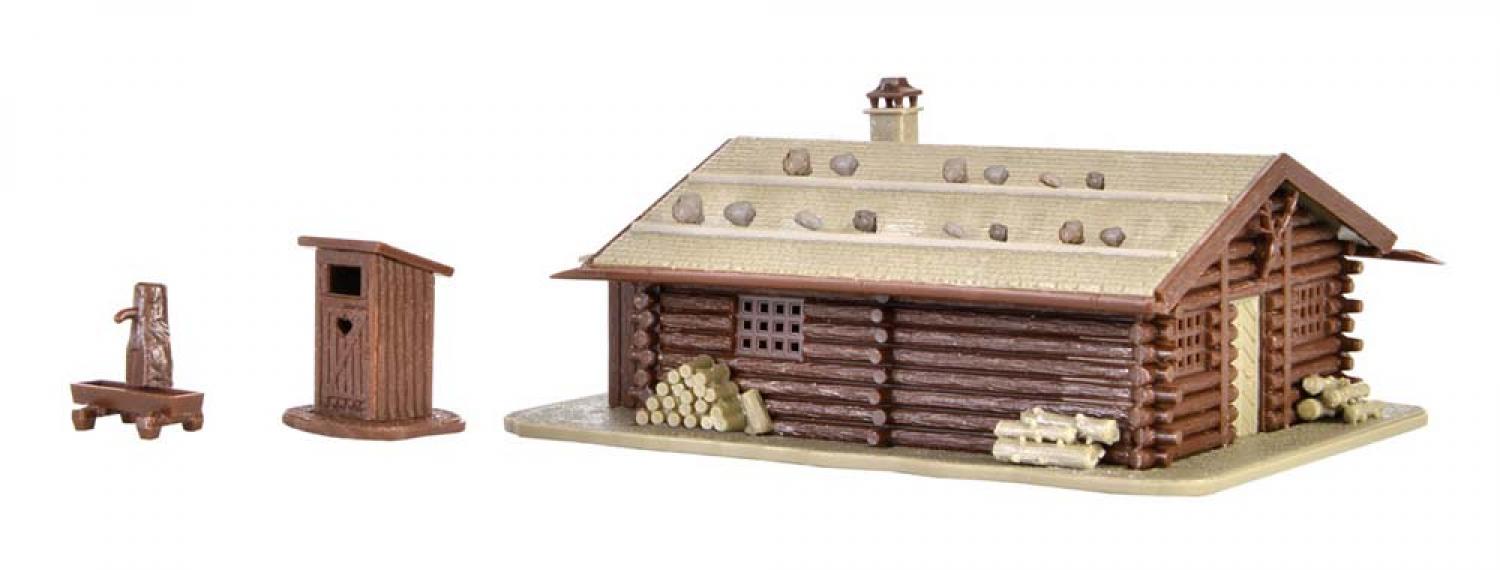 Vollmer 47743 N Jagdhütte mit Brunnen+Klo