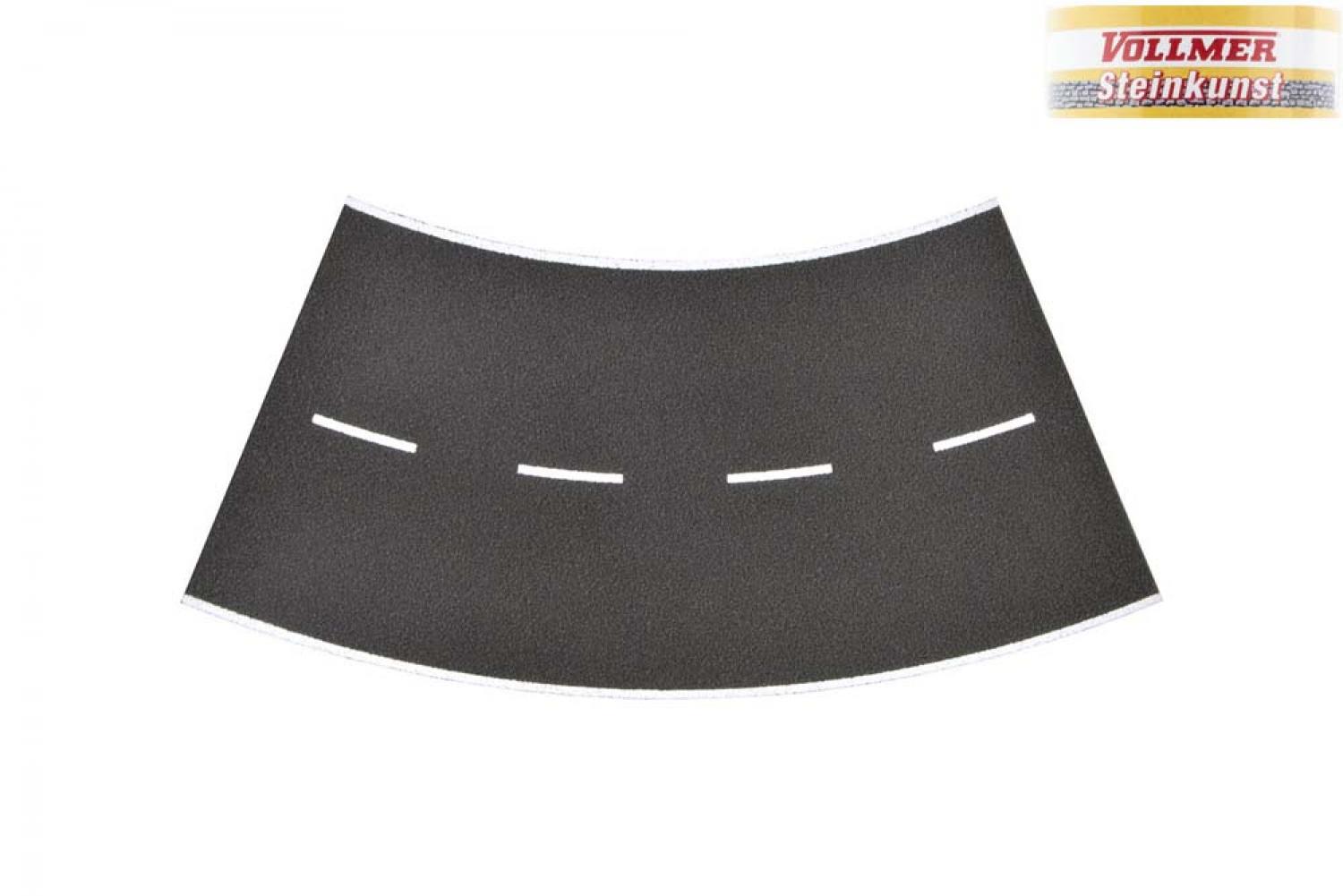 Vollmer 48266 H0 Asphaltstraße,45°-Kurve, R 15cm