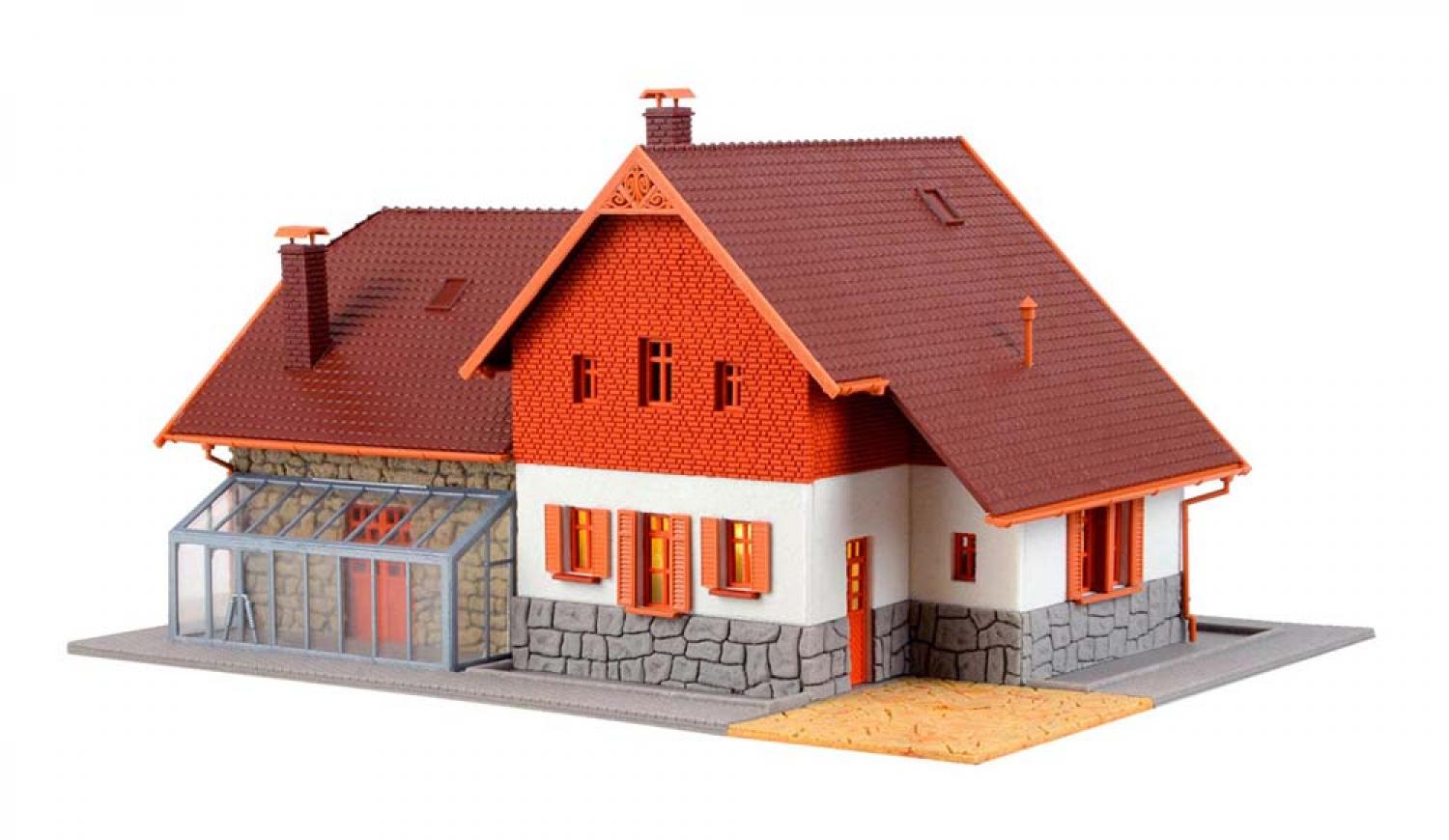 Vollmer 48280 H0 Steinmetzhaus mit LED-Bel.