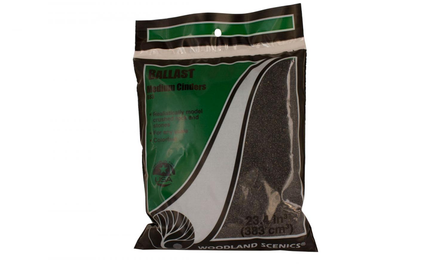 Woodland WB83 Cinders Medium Ballast (Bag)