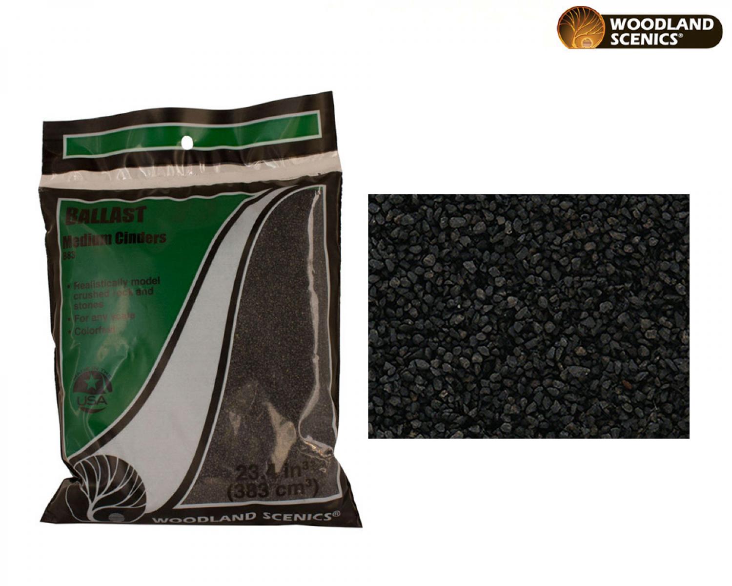 Woodland WB90 Cinders Coarse Ballast (Bag)