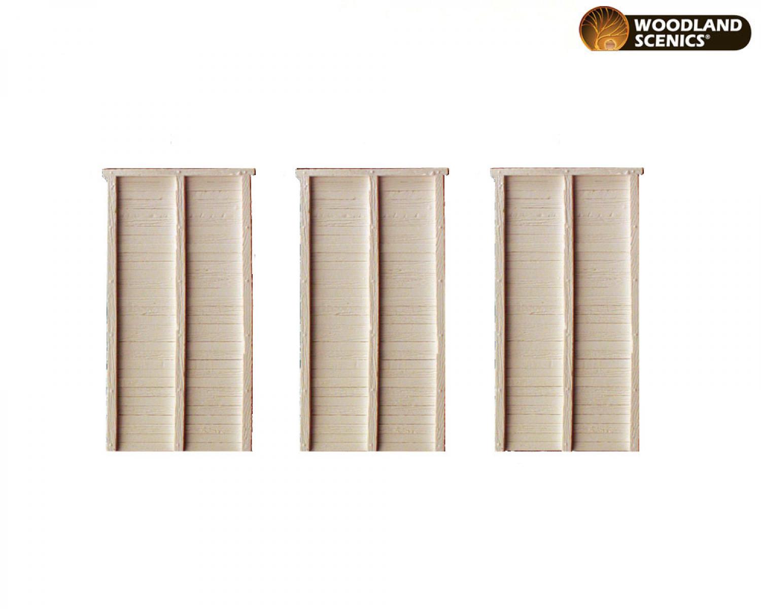 Woodland WC1260 HO Timber Retaining Wall (x3)