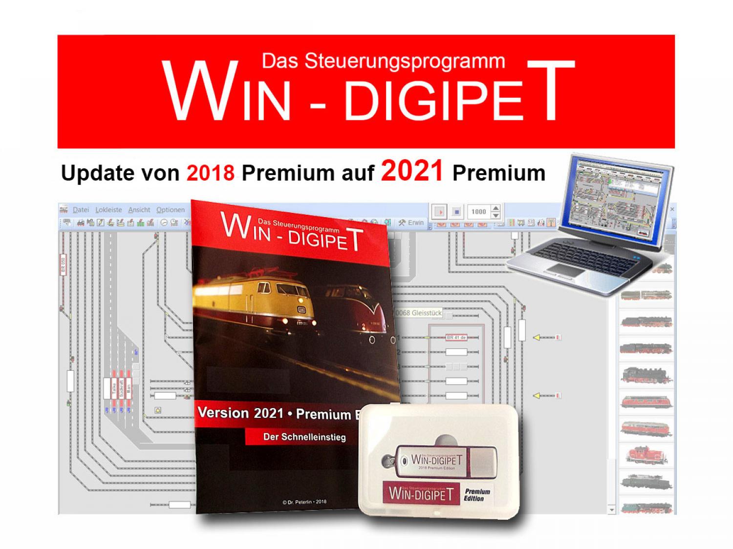 Original Win-Digipet Update von 2018 auf 2021