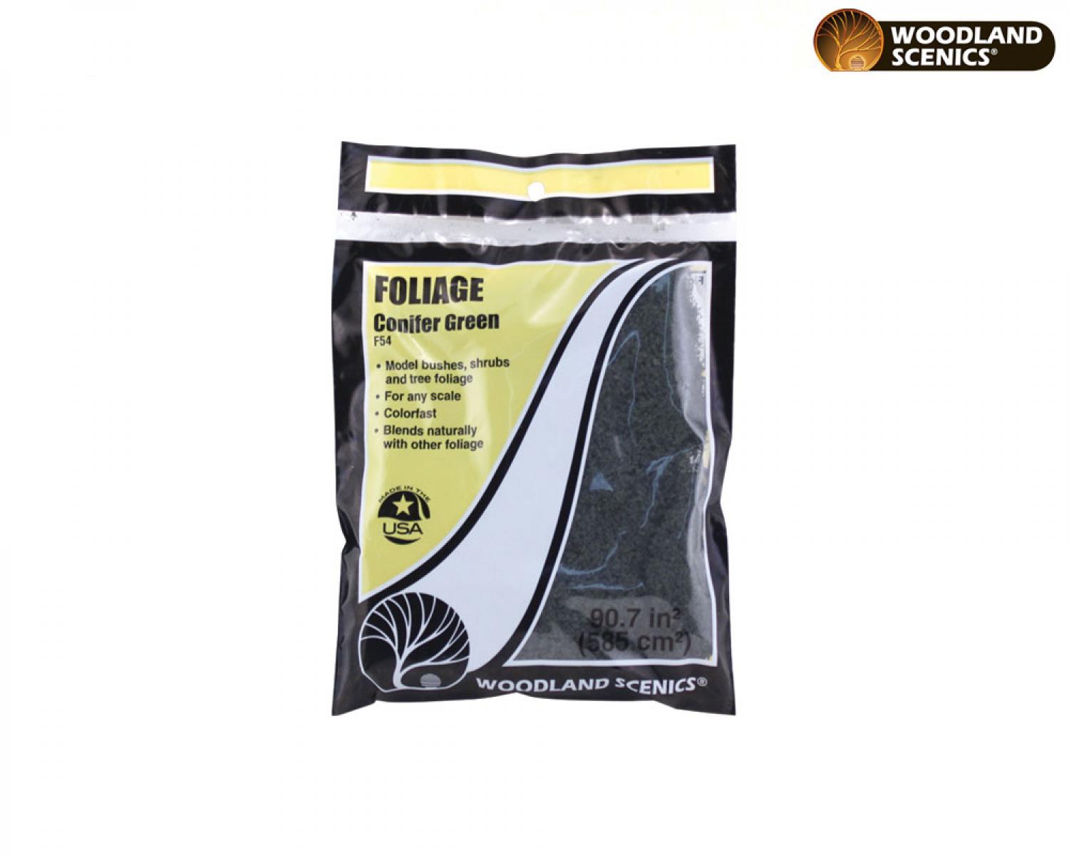 Woodland WF54 Conifer Green Foliage