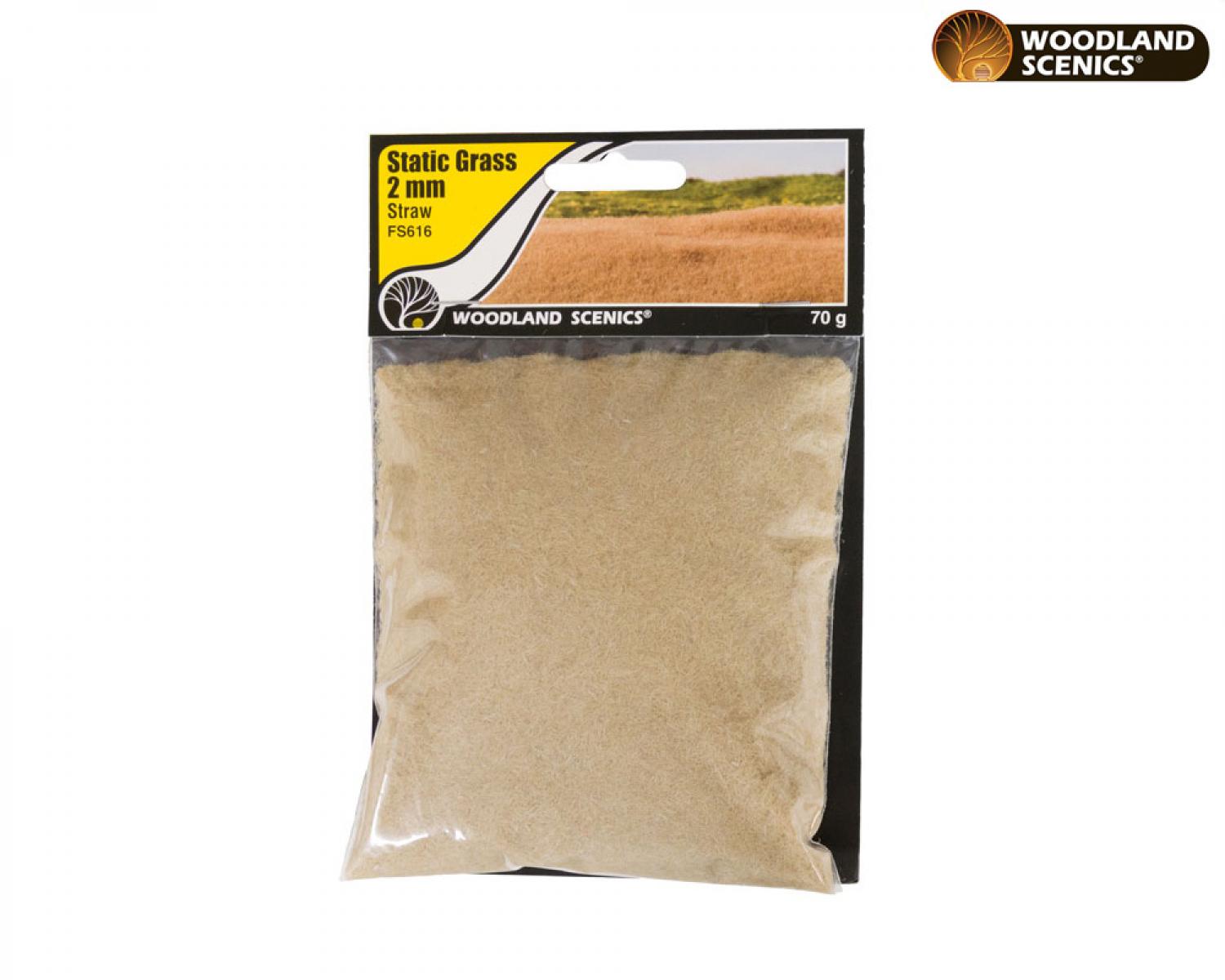 Woodland WFS616 2mm Static Grass Straw
