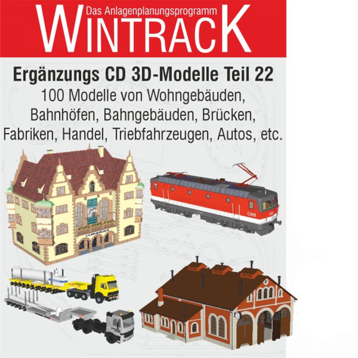 Original Wintrack Ergänzungs CD 3D-Modelle Teil 22