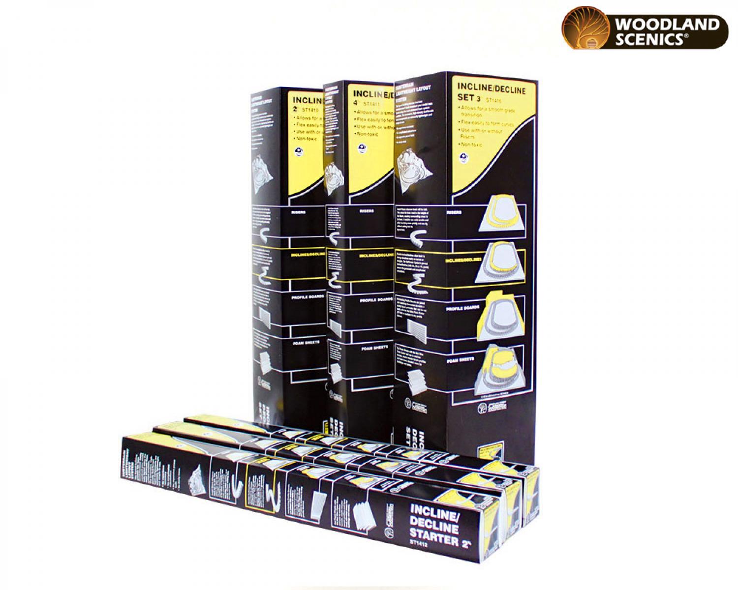 Woodland WST1414 Trasse, 1,9cm H, 4 x 60,9cm