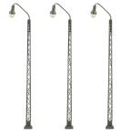 FALLER 272129 N LED-Gittermastleuchte, 3er-Set