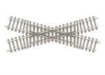 Minitrix 14558 Kreuzung m.Betonschwellen 30°